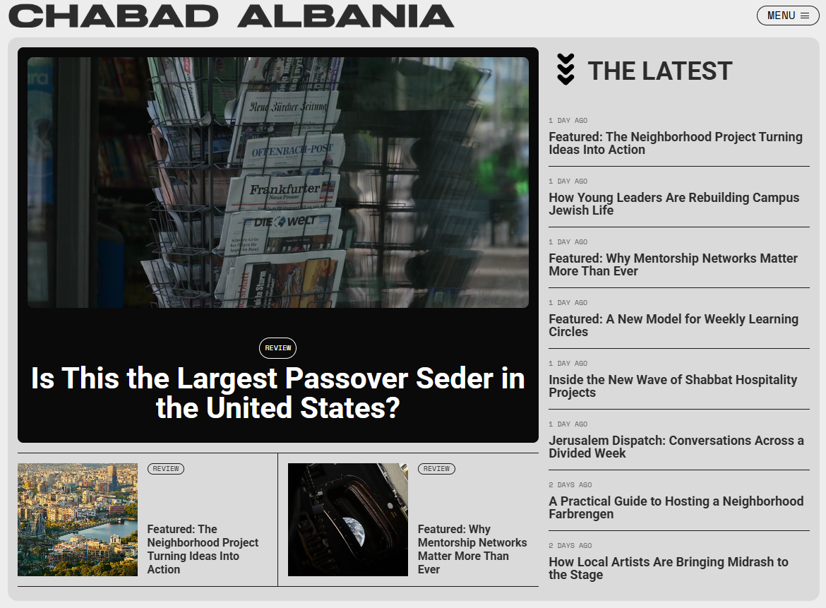 Chabad news preview